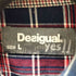 デシグアル Desigual チェック柄パッチワークシャツ メンズ import:L