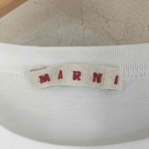 マルニ MARNI 22SS ロゴプリント バイカラー Tシャツ レディース 12