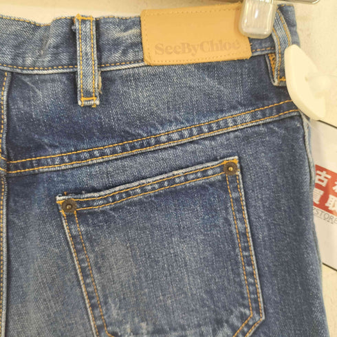 シーバイクロエ SEE BY CHLOE デニムショートパンツ レディース 34