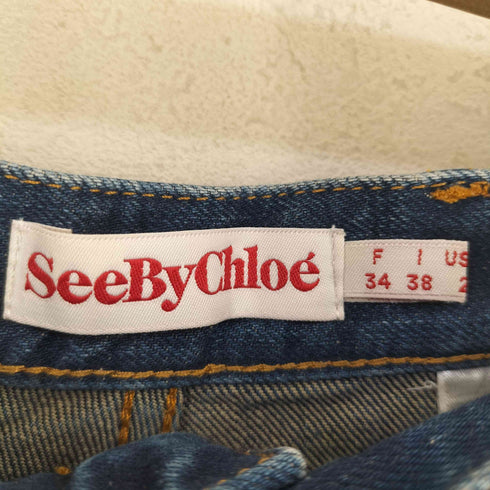 シーバイクロエ SEE BY CHLOE デニムショートパンツ レディース 34
