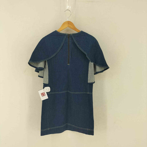 シーバイクロエ SEE BY CHLOE デニムフレアスリーブワンピース レディース 34