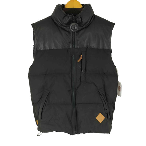 ティンバーランド Timberland レザー切替 ダウンベスト メンズ import:S