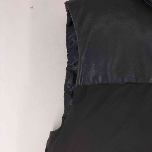 ティンバーランド Timberland レザー切替 ダウンベスト メンズ import:S