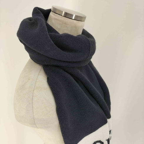 ゲスジーンズ GUESS JEANS ロゴプリント アクリル マフラー メンズ
