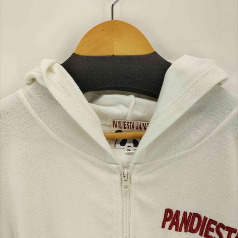 パンディエスタジャパン PANDIESTA JAPAN パイル地のぞきパンダ パーカー メンズ JPN:XL