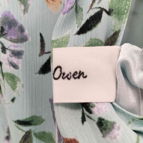 ミラオーウェン Mila Owen フラワープリントヘムレイヤードワンピース レディース 0