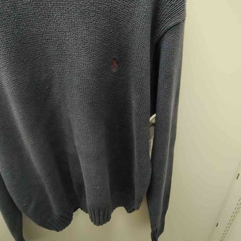 ポロバイラルフローレン Polo by RALPH LAUREN 90S ポニー刺繍 ローゲージ コットン ニット セーター メンズ import:L