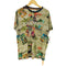 デシグアル Desigual CATON 総柄ロゴ刺繍クルーネックTシャツ メンズ import:L