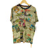 デシグアル Desigual CATON 総柄ロゴ刺繍クルーネックTシャツ メンズ import:L
