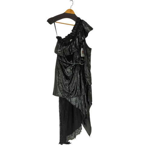 セルフポートレイト self-portrait Asymmetric Wrap Dress アシンメトリー ワンショルラップドレス レディース UK 10