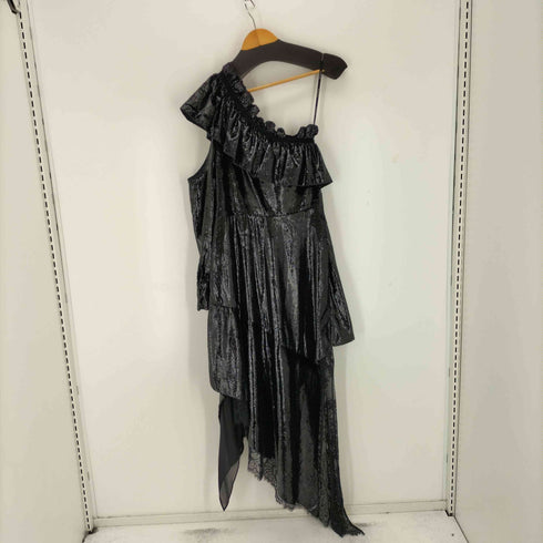 セルフポートレイト self-portrait Asymmetric Wrap Dress アシンメトリー ワンショルラップドレス レディース UK 10