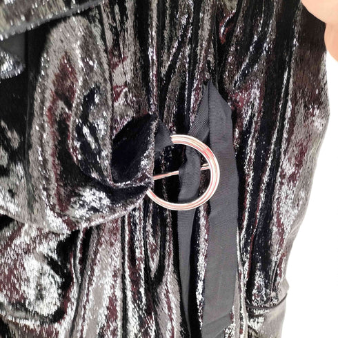 セルフポートレイト self-portrait Asymmetric Wrap Dress アシンメトリー ワンショルラップドレス レディース UK 10