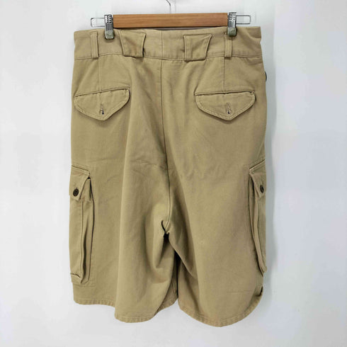 ダブルアールエルラルフローレン RRL RALPH LAUREN USA製 3ツ星タグ IDEALジップ タック カーゴショーツ ワイド メンズ 31