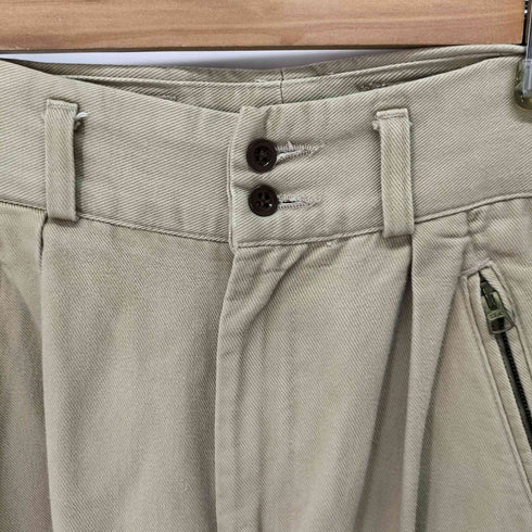 ダブルアールエルラルフローレン RRL RALPH LAUREN USA製 3ツ星タグ IDEALジップ タック カーゴショーツ ワイド メンズ 31