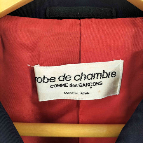 ローブドシャンブルコムデギャルソン robe de chambre COMME des GARCONS 90S AD1998 金属ボタン ダブルブレスト ジャケット レディース