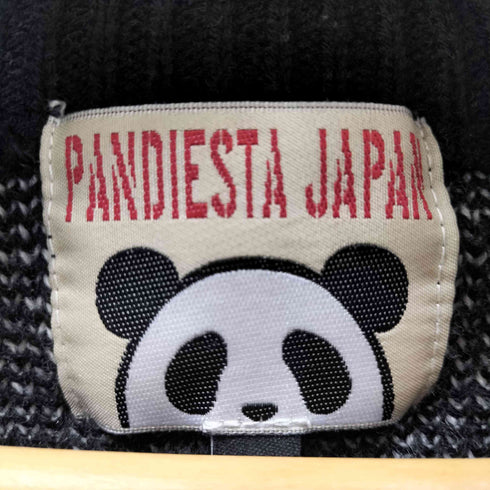 パンディエスタジャパン PANDIESTA JAPAN ブランドロゴジャガードクルーニット メンズ JPN:M