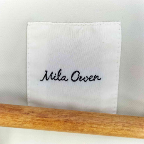 ミラオーウェン Mila Owen 24SS 金釦ダブルノーカラーリネン混ジャケット レディース JPN:1