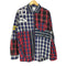 デシグアル Desigual クレイジーパッチワークデザインシャツ メンズ import:XL