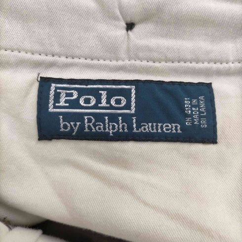 ポロバイラルフローレン Polo by RALPH LAUREN 90S ノータック 太畝 コーデュロイ コーズ ワイド トラウザー パンツ メンズ 34/32