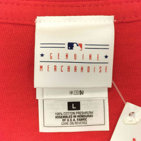 ジェニュインマーチャンダイズ GENUINE MERCHANDISE USA製 MLB チーム プリントTシャツ メンズ import:L