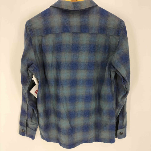 ペニーズタウンクラフト PENNEYS TOWNCRAFT 復刻 PENN-PREST 糸巻 三角タグ オンブレチェック オープンカラーシャツ メンズ import:M