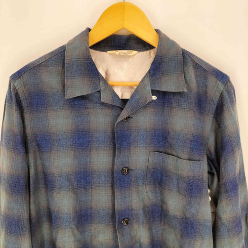 ペニーズタウンクラフト PENNEYS TOWNCRAFT 復刻 PENN-PREST 糸巻 三角タグ オンブレチェック オープンカラーシャツ メンズ import:M