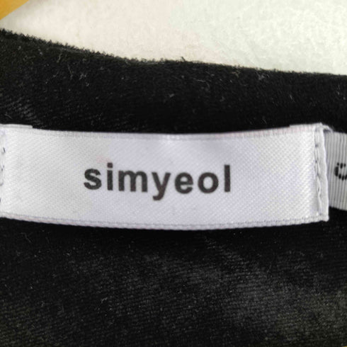 simyeol ベロア ショートワンピース レディース JPN:S
