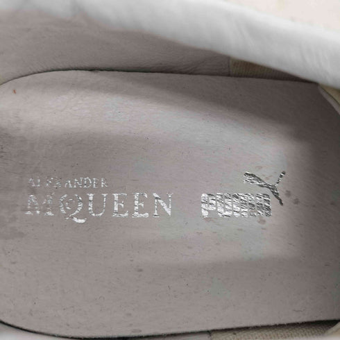 アレキサンダーマックイーン Alexander McQueen エンボスロゴ レザースニーカー メンズ JPN:29.5