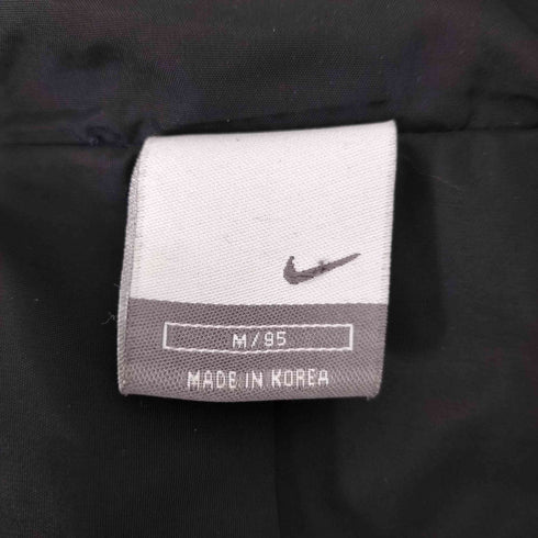 ナイキ NIKE 00s グレータグ ロゴ刺繍 パイピング 裾ドローコード ラグランスリーブ ジップアップジャケット メンズ import:M