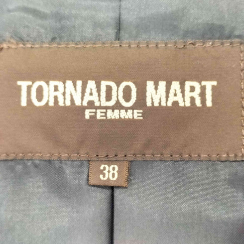 トルネードマートファム TORNADO MART FEMME ストライプトレンチコート y2k レディース JPN:38