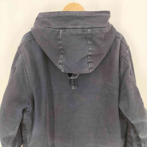 カーハート Carhartt 裏地キルティング 比翼ジップ シベリアン パーカー ダック ジャケット メンズ import:L