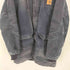カーハート Carhartt 裏地キルティング 比翼ジップ シベリアン パーカー ダック ジャケット メンズ import:L