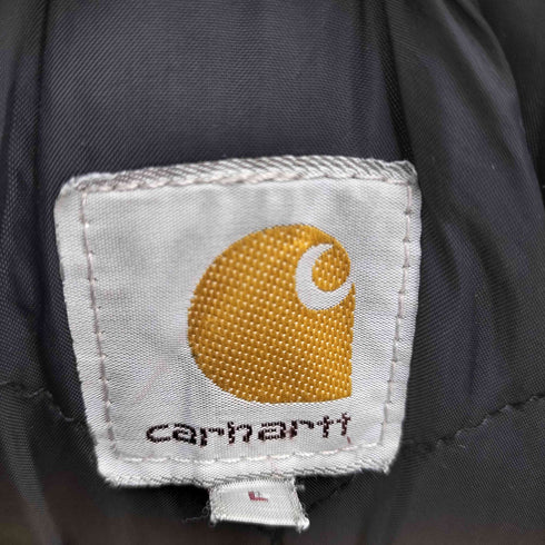 カーハート Carhartt 裏地キルティング 比翼ジップ シベリアン パーカー ダック ジャケット メンズ import:L