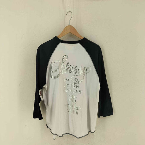 ステューシー Stussy ワールドツアー ラグランスリーブ Tシャツ レディース M