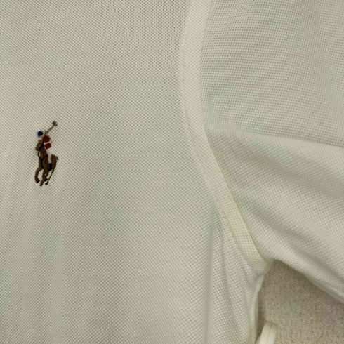 ラルフローレン RALPH LAUREN KNIT OXFORD ポニー刺繍 ボタンダウン L/S シャツ メンズ import:XS