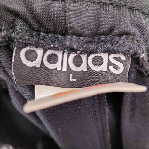 アディダス adidas 00S 万国旗タグ ロゴ刺繍 メッシュ スナップボタン サイドライン ジャージ トラックパンツ メンズ L