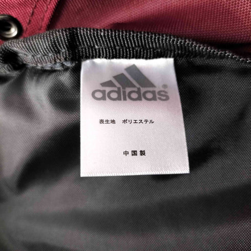 アディダス adidas ロゴプリント ロールトップ バックパック レディース