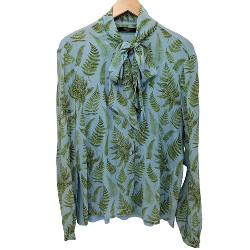 ウィークエンドマックスマーラ Weekend Max Mara 植物柄 ボウタイ ブラウス レディース