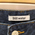 STILL WATER ペイント ダメージ 加工 ワイド デニム パンツ Y2K メンズ JPN:M