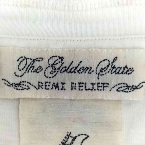 レミレリーフ REMI RELIEF コットン ヘンリーネック 半袖Tシャツ メンズ JPN:M