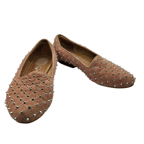 ジェフリーキャンベル Jeffrey Campbell HNDMADE ibiza Last スタッズ 装飾 スリッポン ローファー フラット シューズ Y2K レディース EUR:36