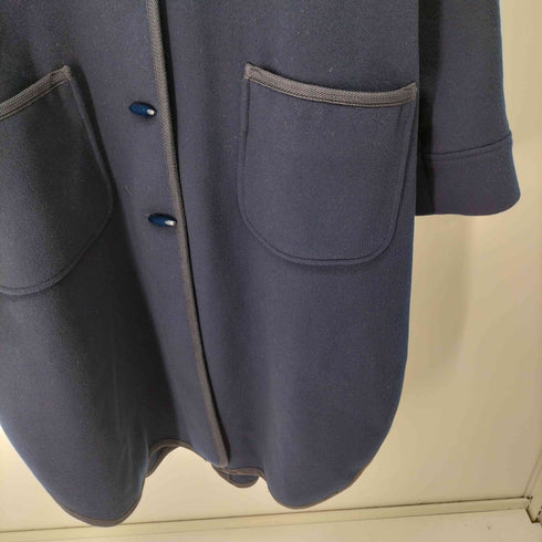 フーデッドロングダッフルコート レディース