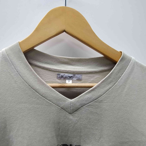 エンポリオアルマーニ EMPORIO ARMANI SPORT LOGO ロゴ プリント L/S Vネック カットソー ロンT メンズ FREE