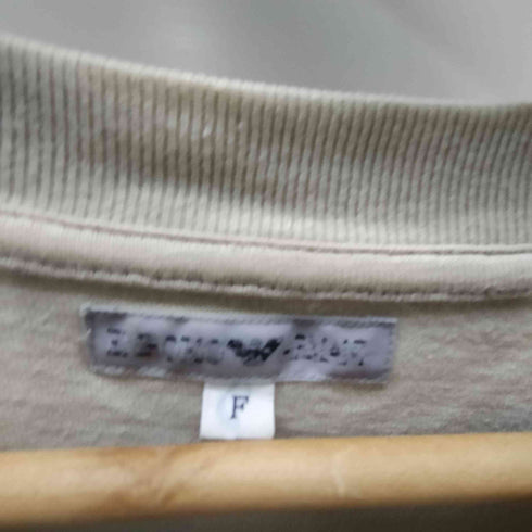エンポリオアルマーニ EMPORIO ARMANI SPORT LOGO ロゴ プリント L/S Vネック カットソー ロンT メンズ FREE
