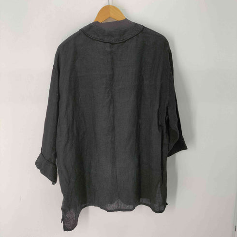 マーカ marka BASE BALL SHIRT - 60/- ORGANIC LINEN ベースボールシャツ リネン メンズ JPN:2