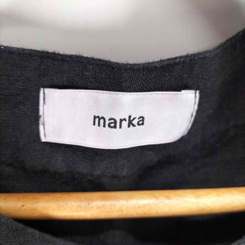 マーカ marka BASE BALL SHIRT - 60/- ORGANIC LINEN ベースボールシャツ リネン メンズ JPN:2