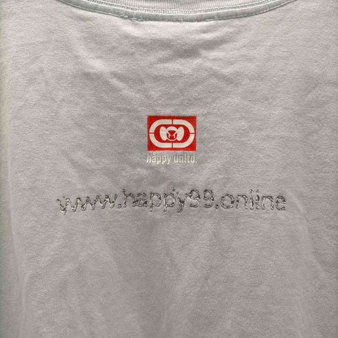happy99 Ecko Unltd メタリック 3D ロゴ カットオフ カスタム クロップド ノースリーブ カットソー メンズ import:L