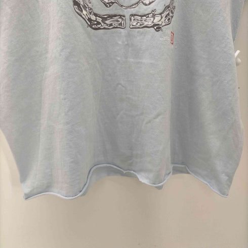 happy99 Ecko Unltd メタリック 3D ロゴ カットオフ カスタム クロップド ノースリーブ カットソー メンズ import:L