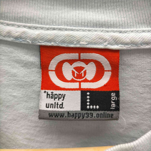 happy99 Ecko Unltd メタリック 3D ロゴ カットオフ カスタム クロップド ノースリーブ カットソー メンズ import:L