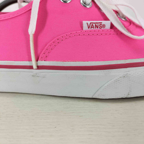 バンズ VANS AUTHENTIC ローカットスニーカー ショッキングピンク レディース US:7.5